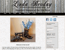 Tablet Screenshot of lindabroday.com